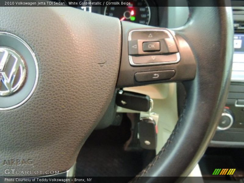 White Gold Metallic / Cornsilk Beige 2010 Volkswagen Jetta TDI Sedan