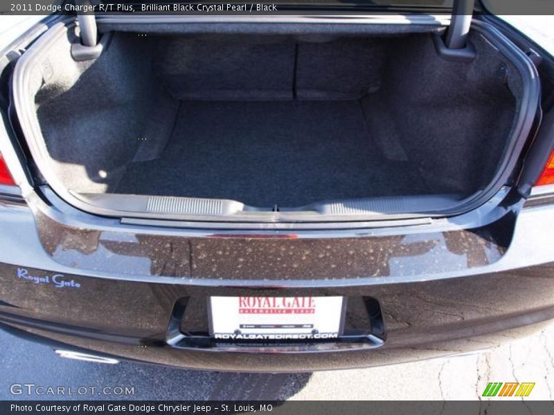 Brilliant Black Crystal Pearl / Black 2011 Dodge Charger R/T Plus