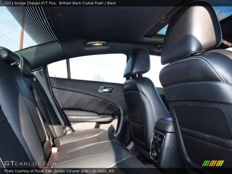 Brilliant Black Crystal Pearl / Black 2011 Dodge Charger R/T Plus