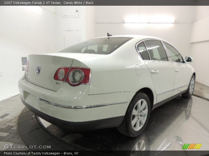 Candy White / Black 2007 Volkswagen Passat 2.0T Sedan