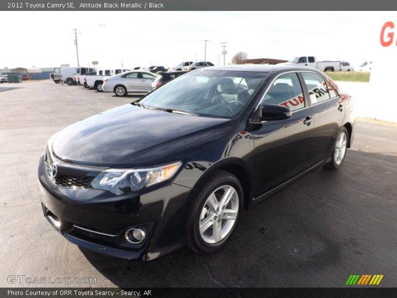 Attitude Black Metallic / Black 2012 Toyota Camry SE
