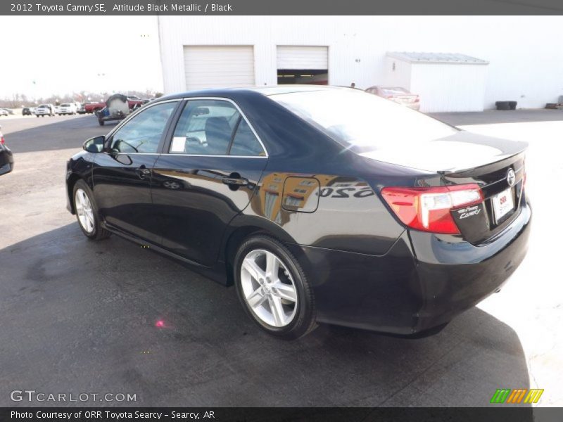 Attitude Black Metallic / Black 2012 Toyota Camry SE