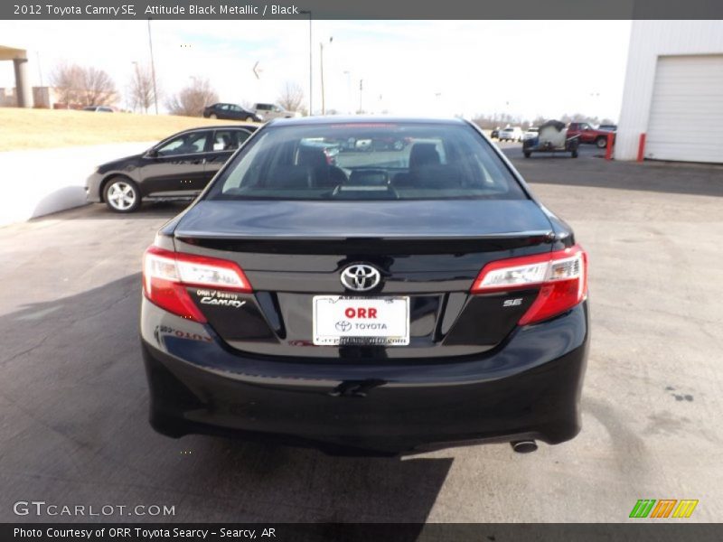Attitude Black Metallic / Black 2012 Toyota Camry SE