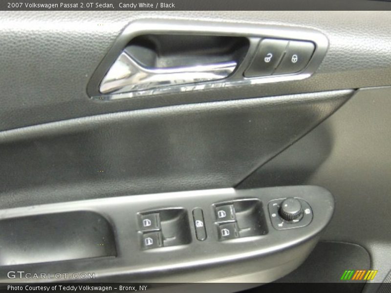 Candy White / Black 2007 Volkswagen Passat 2.0T Sedan