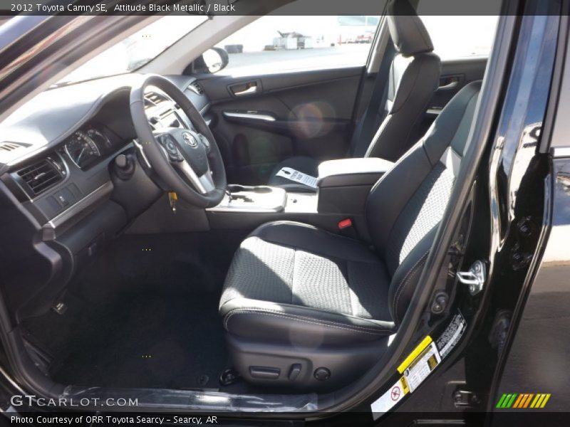 Attitude Black Metallic / Black 2012 Toyota Camry SE