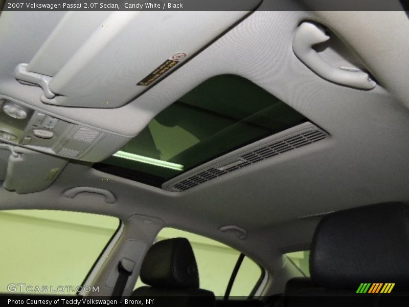 Candy White / Black 2007 Volkswagen Passat 2.0T Sedan