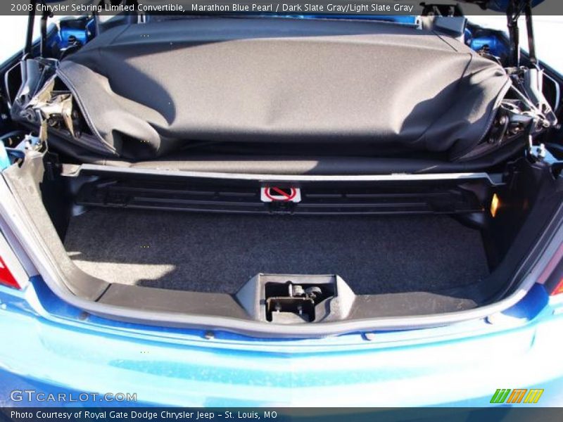 Marathon Blue Pearl / Dark Slate Gray/Light Slate Gray 2008 Chrysler Sebring Limited Convertible
