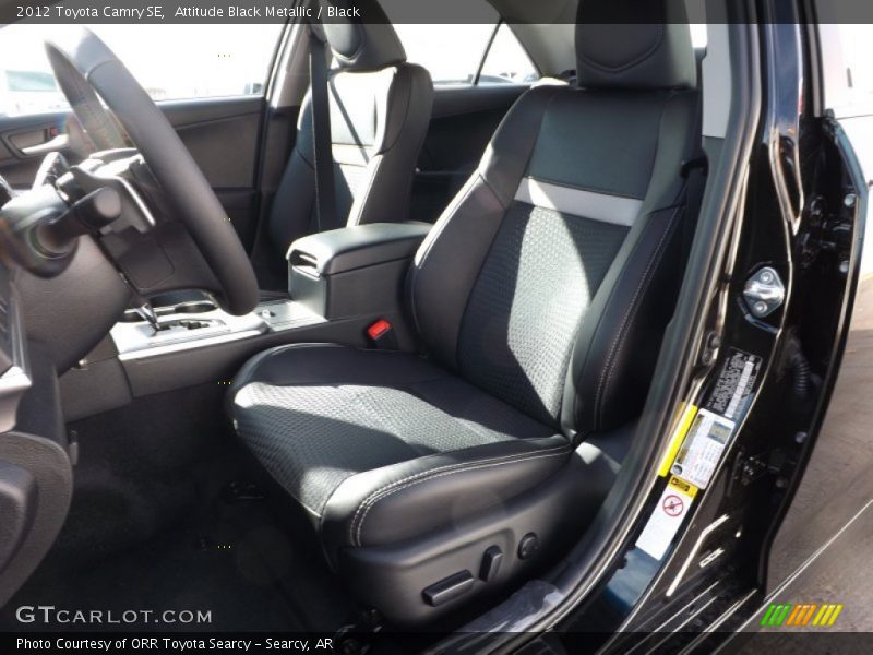 Attitude Black Metallic / Black 2012 Toyota Camry SE