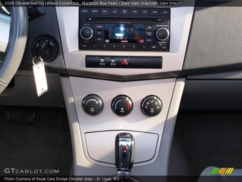 Marathon Blue Pearl / Dark Slate Gray/Light Slate Gray 2008 Chrysler Sebring Limited Convertible