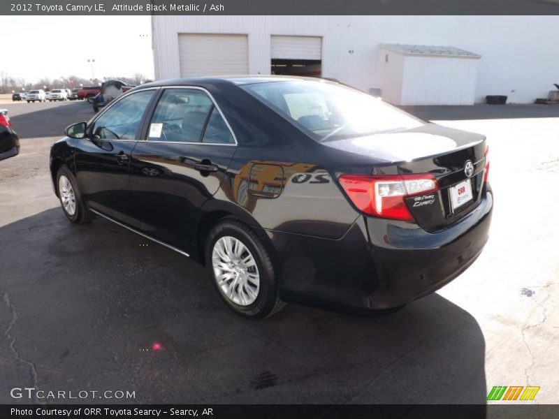 Attitude Black Metallic / Ash 2012 Toyota Camry LE