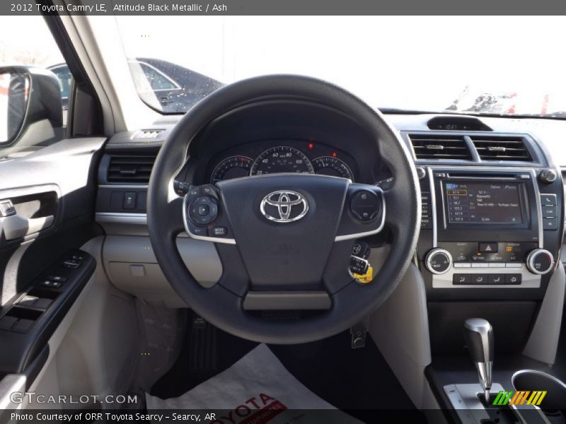 Attitude Black Metallic / Ash 2012 Toyota Camry LE