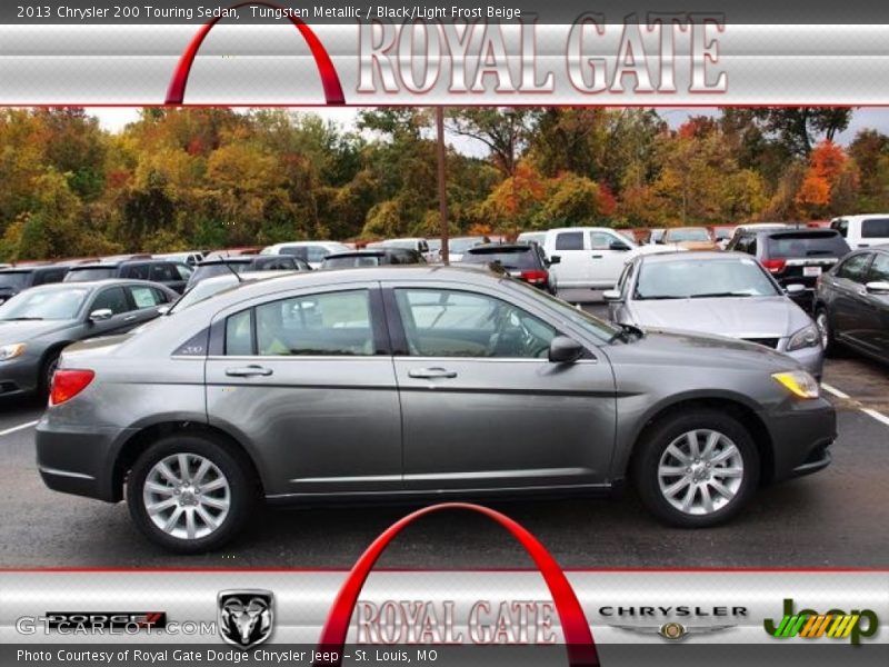 Tungsten Metallic / Black/Light Frost Beige 2013 Chrysler 200 Touring Sedan