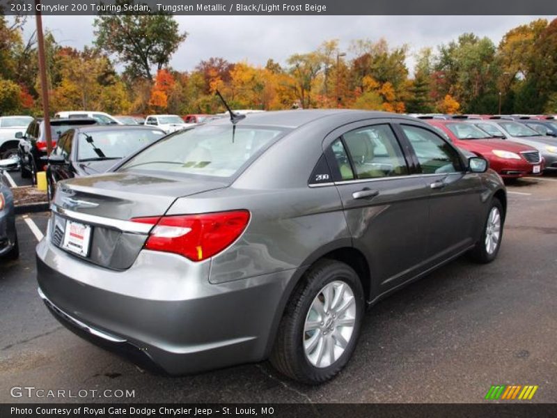 Tungsten Metallic / Black/Light Frost Beige 2013 Chrysler 200 Touring Sedan