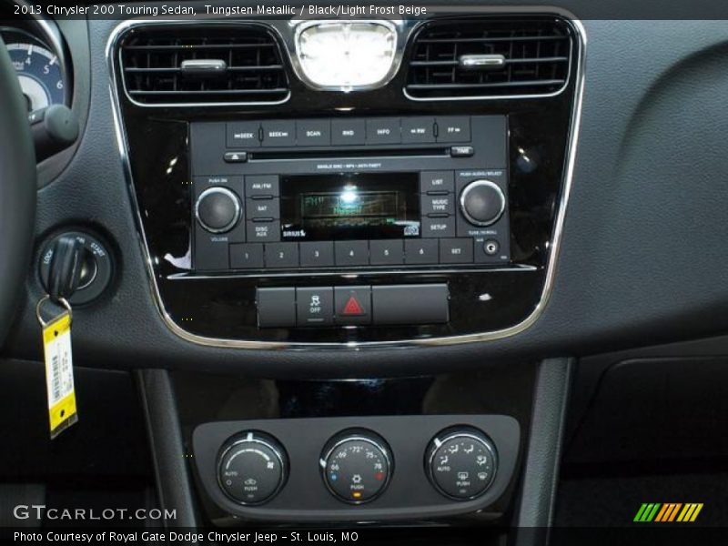 Tungsten Metallic / Black/Light Frost Beige 2013 Chrysler 200 Touring Sedan