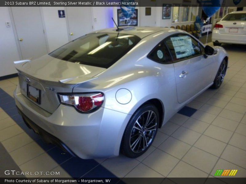 Sterling Silver Metallic / Black Leather/Alcantara 2013 Subaru BRZ Limited