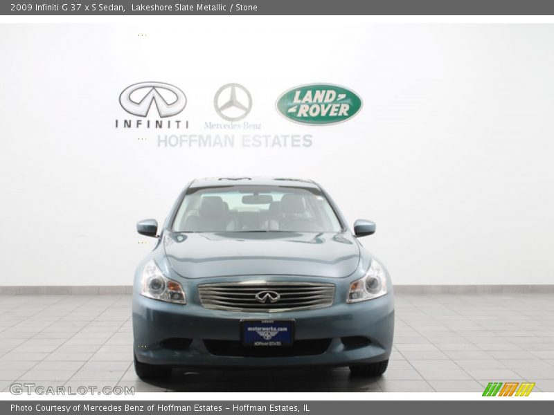 Lakeshore Slate Metallic / Stone 2009 Infiniti G 37 x S Sedan