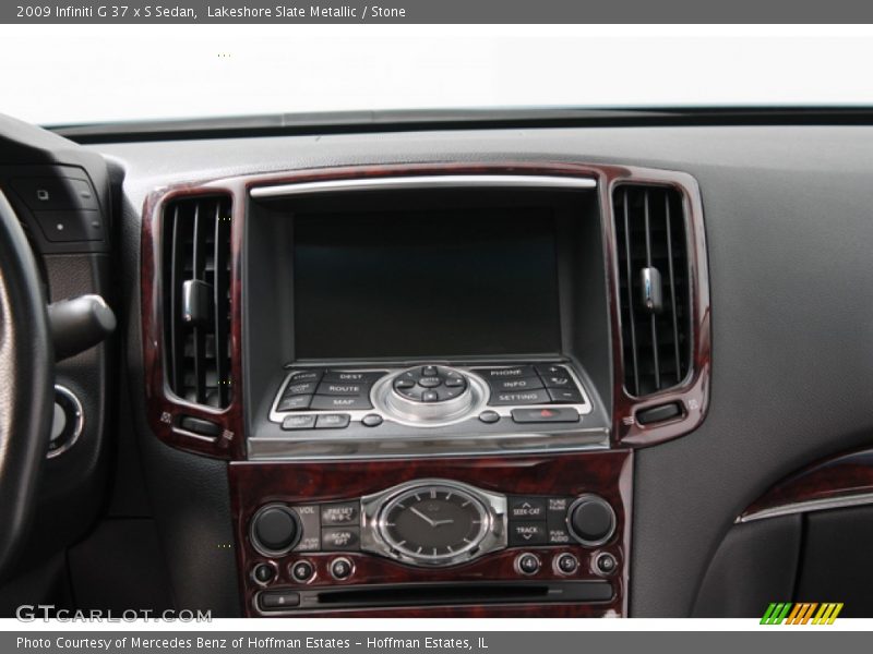 Lakeshore Slate Metallic / Stone 2009 Infiniti G 37 x S Sedan