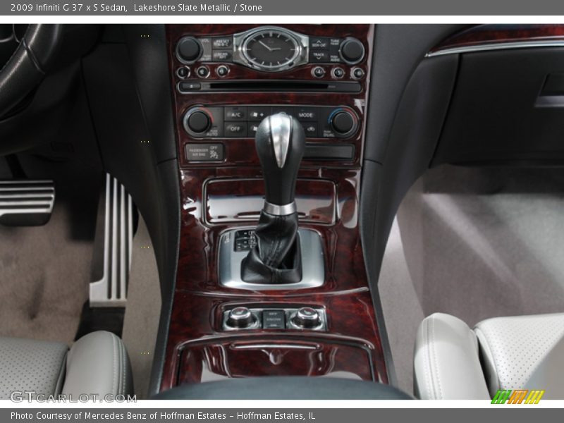 Lakeshore Slate Metallic / Stone 2009 Infiniti G 37 x S Sedan