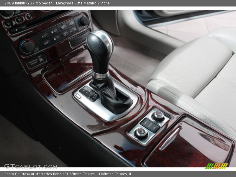 Lakeshore Slate Metallic / Stone 2009 Infiniti G 37 x S Sedan