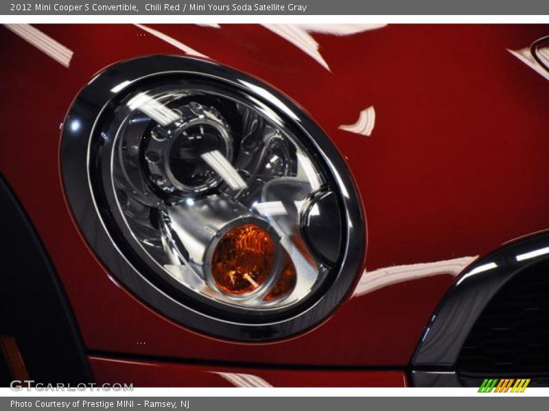 Chili Red / Mini Yours Soda Satellite Gray 2012 Mini Cooper S Convertible