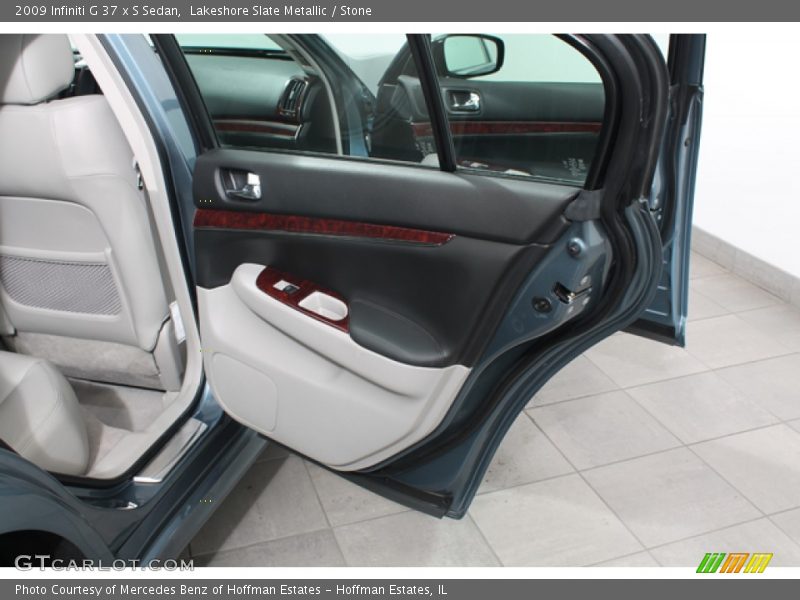 Lakeshore Slate Metallic / Stone 2009 Infiniti G 37 x S Sedan