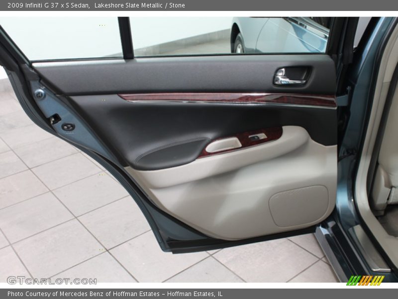 Lakeshore Slate Metallic / Stone 2009 Infiniti G 37 x S Sedan