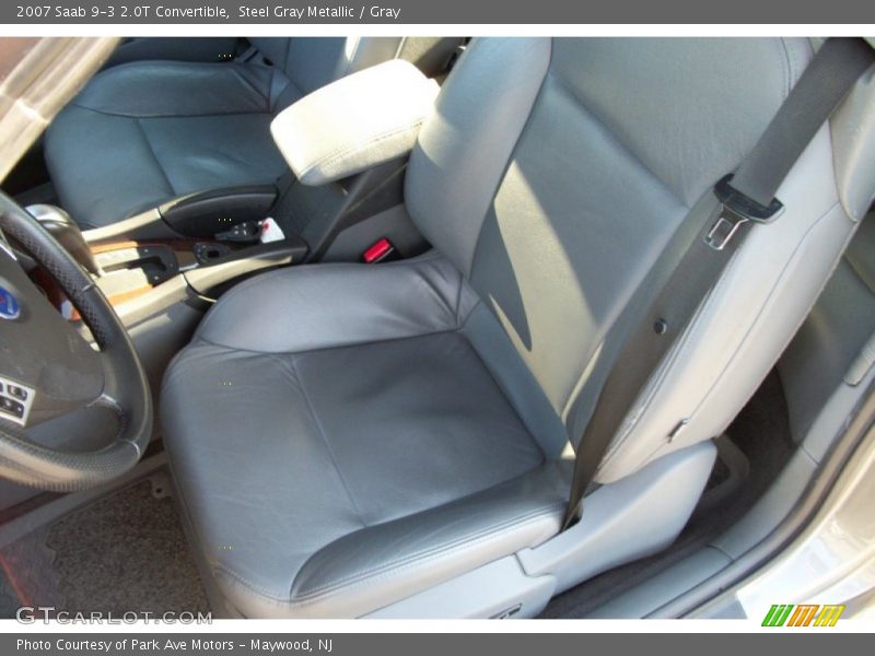Steel Gray Metallic / Gray 2007 Saab 9-3 2.0T Convertible
