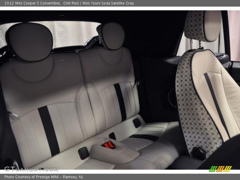  2012 Cooper S Convertible Mini Yours Soda Satellite Gray Interior