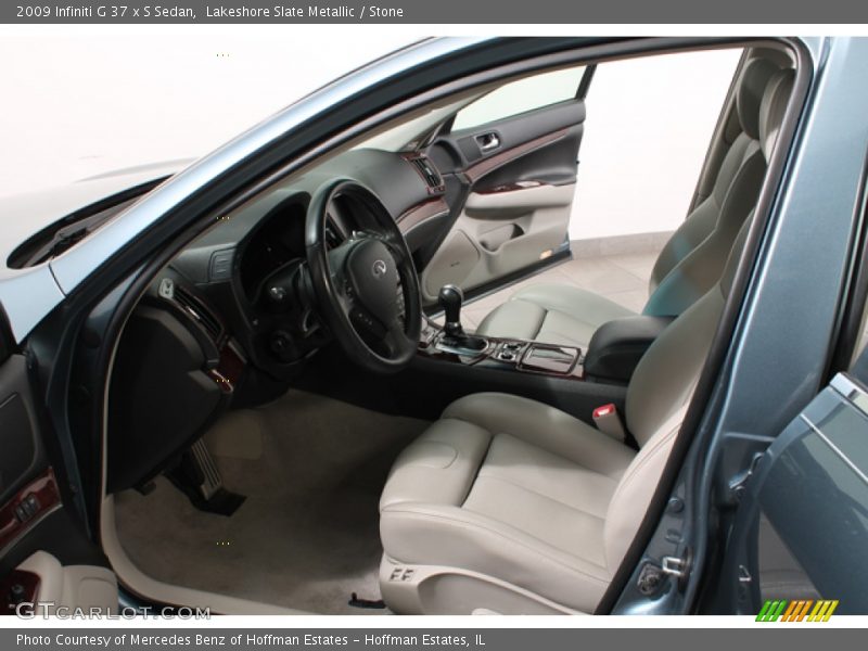 Lakeshore Slate Metallic / Stone 2009 Infiniti G 37 x S Sedan