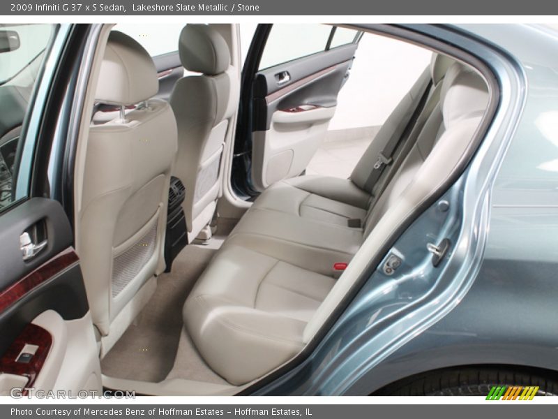 Lakeshore Slate Metallic / Stone 2009 Infiniti G 37 x S Sedan