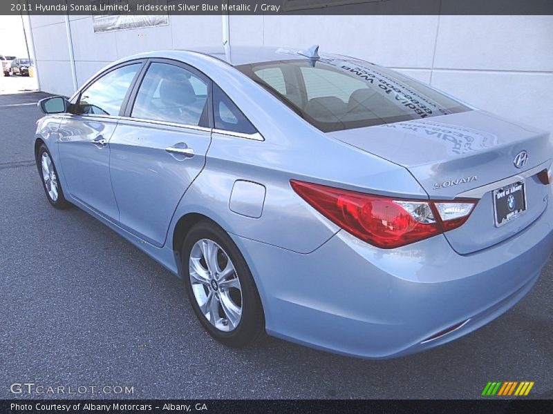 Iridescent Silver Blue Metallic / Gray 2011 Hyundai Sonata Limited