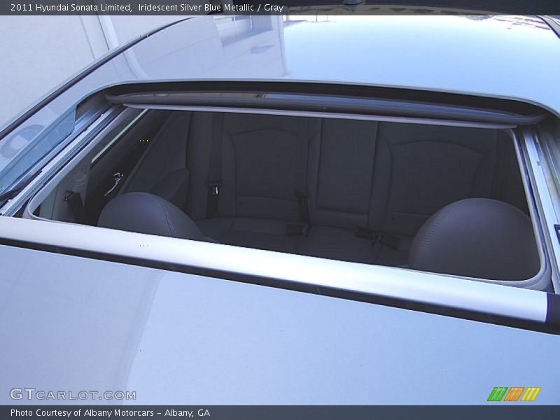 Iridescent Silver Blue Metallic / Gray 2011 Hyundai Sonata Limited