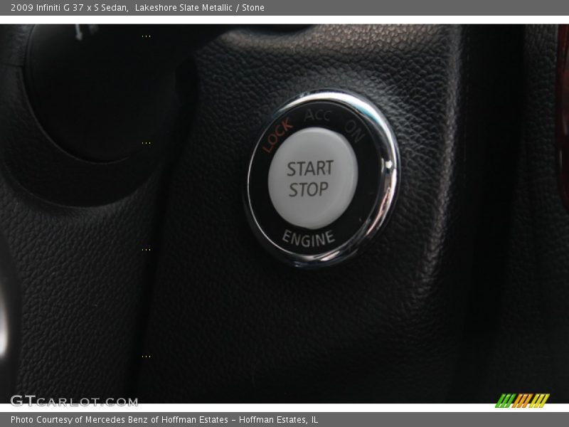 Lakeshore Slate Metallic / Stone 2009 Infiniti G 37 x S Sedan
