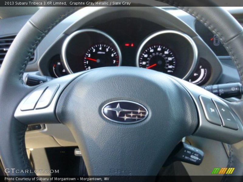 Graphite Gray Metallic / Slate Gray 2013 Subaru Tribeca 3.6R Limited