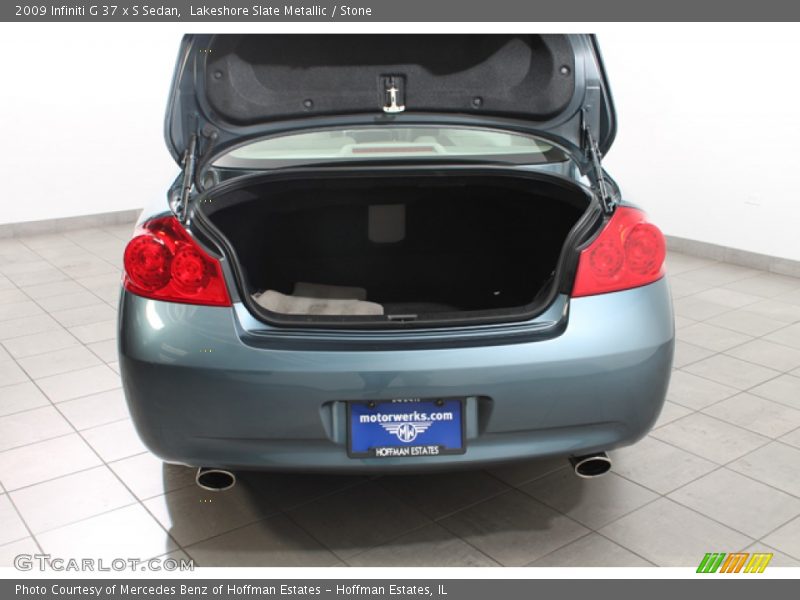 Lakeshore Slate Metallic / Stone 2009 Infiniti G 37 x S Sedan