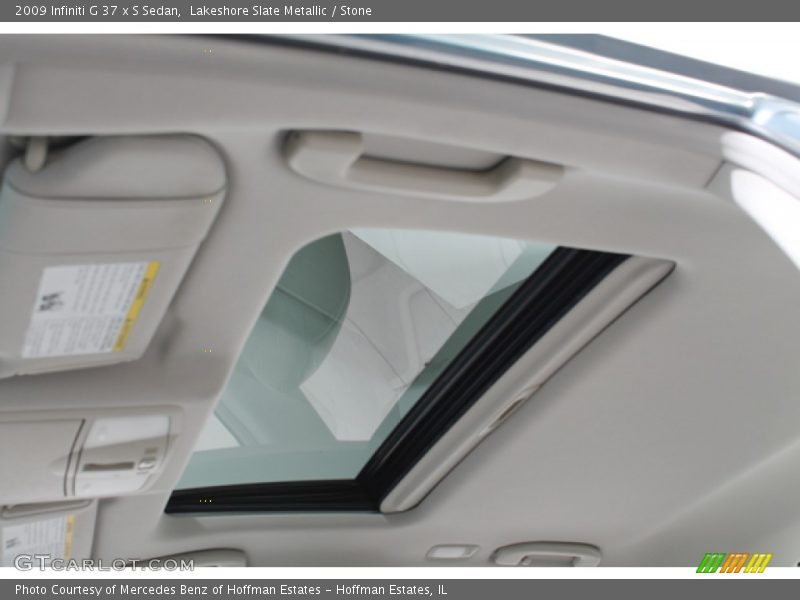 Lakeshore Slate Metallic / Stone 2009 Infiniti G 37 x S Sedan