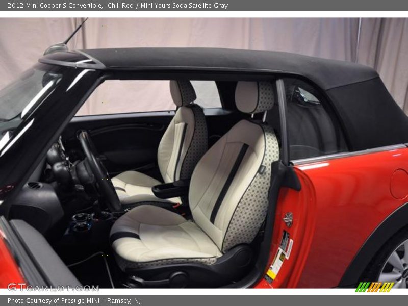 Front Seat of 2012 Cooper S Convertible