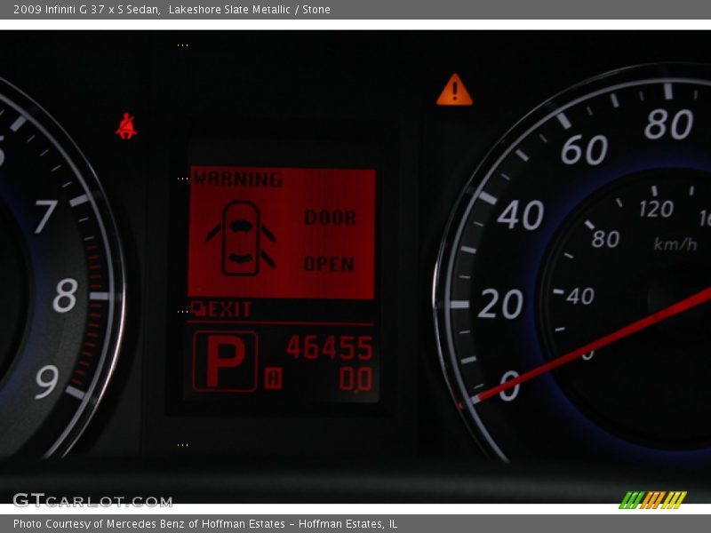 Lakeshore Slate Metallic / Stone 2009 Infiniti G 37 x S Sedan