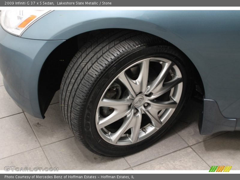 Lakeshore Slate Metallic / Stone 2009 Infiniti G 37 x S Sedan