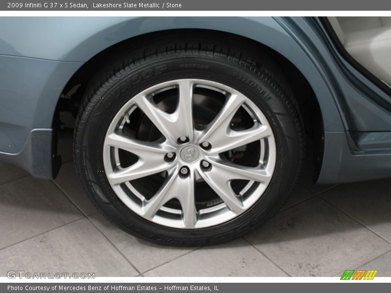 Lakeshore Slate Metallic / Stone 2009 Infiniti G 37 x S Sedan