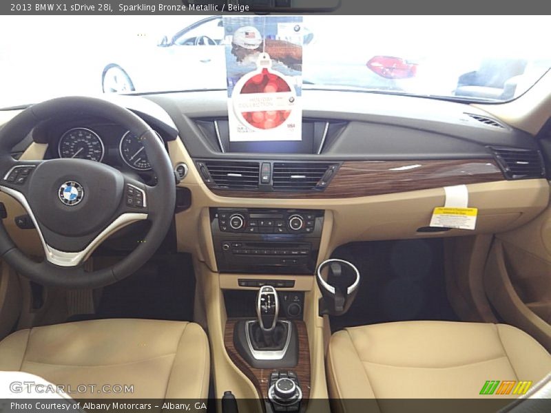 Sparkling Bronze Metallic / Beige 2013 BMW X1 sDrive 28i
