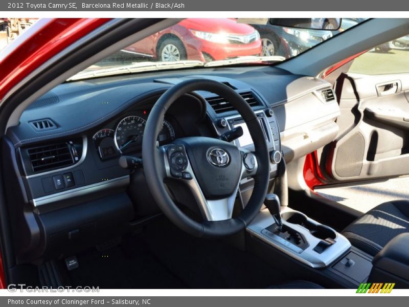 Barcelona Red Metallic / Black/Ash 2012 Toyota Camry SE