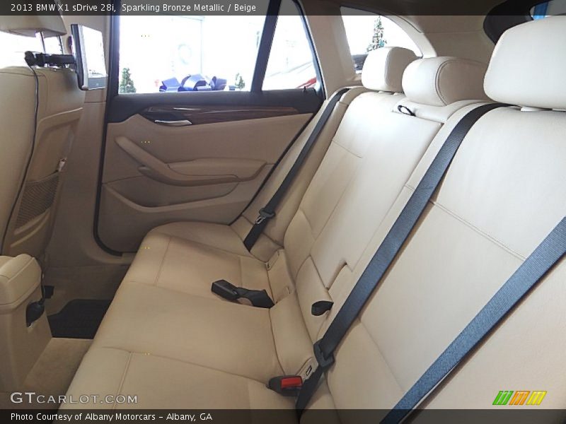 Sparkling Bronze Metallic / Beige 2013 BMW X1 sDrive 28i