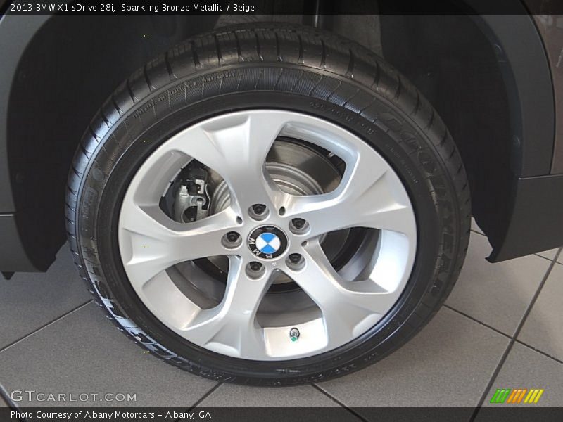 Sparkling Bronze Metallic / Beige 2013 BMW X1 sDrive 28i