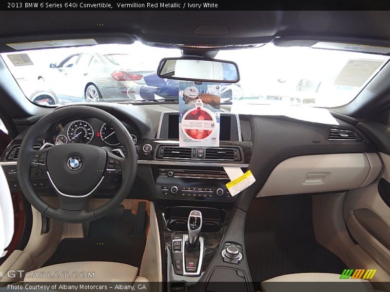 Dashboard of 2013 6 Series 640i Convertible