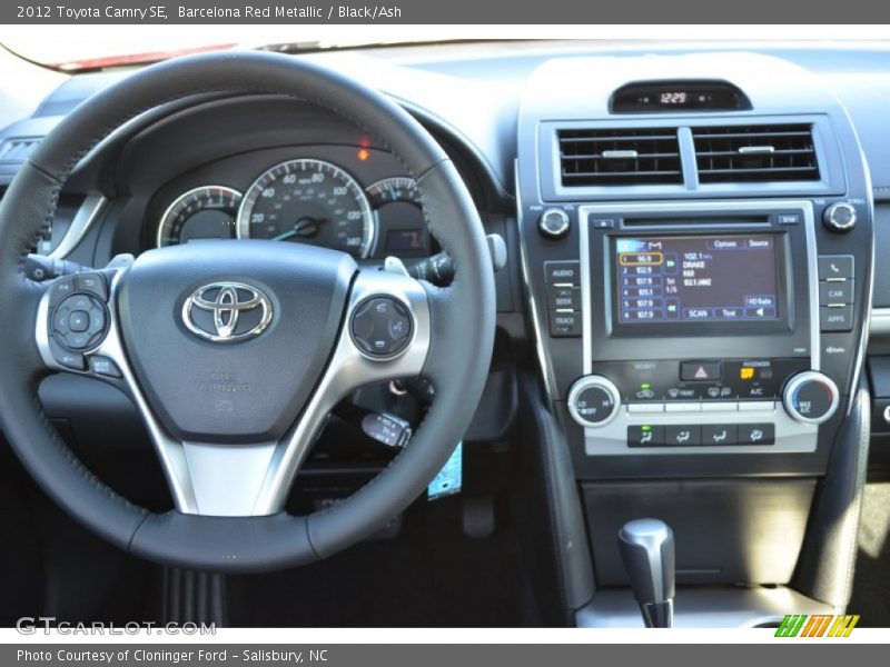 Barcelona Red Metallic / Black/Ash 2012 Toyota Camry SE