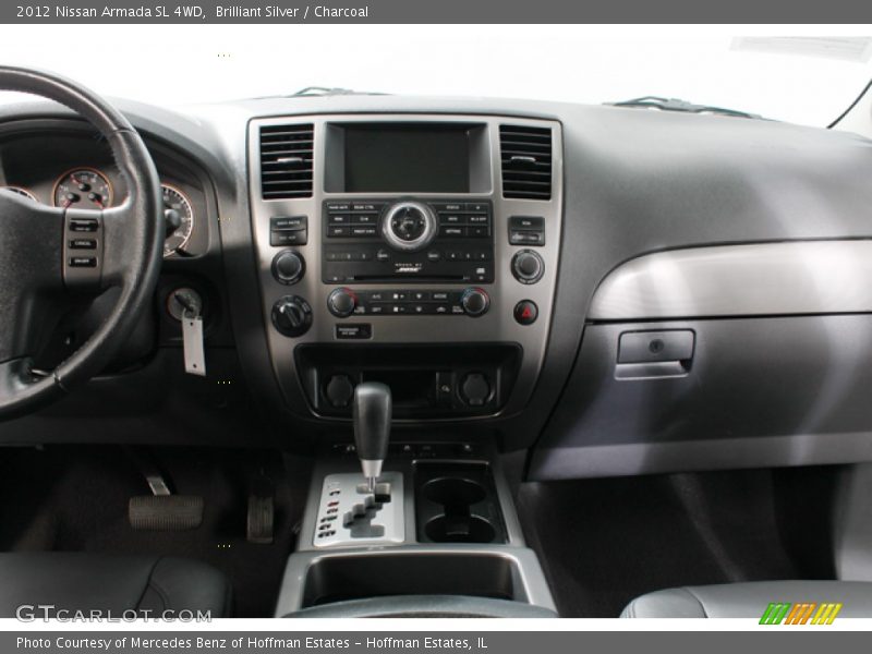 Brilliant Silver / Charcoal 2012 Nissan Armada SL 4WD