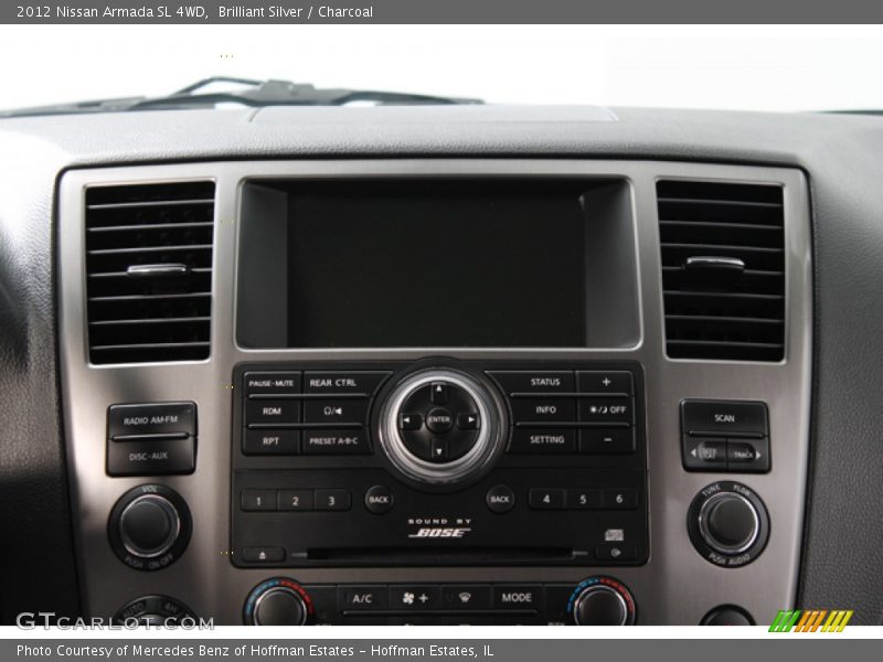 Brilliant Silver / Charcoal 2012 Nissan Armada SL 4WD