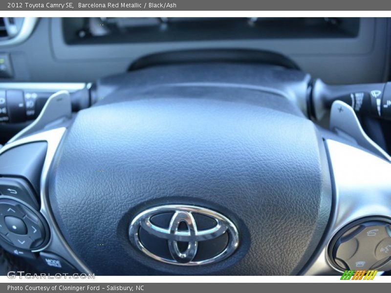 Barcelona Red Metallic / Black/Ash 2012 Toyota Camry SE