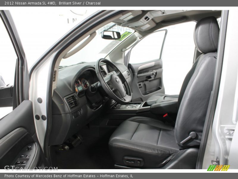 Brilliant Silver / Charcoal 2012 Nissan Armada SL 4WD